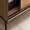 Midischrank Serie 2000 Eiche Landhaus Nachbildung B/H/T: ca. 100,1x96,6x41 cm Midischrank Serie 2000 Eiche Landhaus Nachbildung B/H/T: ca. 100,1x96,6x41 cm – Bild 5