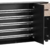 Schuhschrank Alexa schwarz matt B/H/T: ca. 141,9x105,5x35 cm – Bild 4