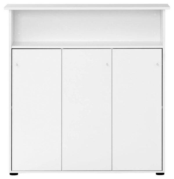 Konsolentisch Serie 400 weiß matt B/H/T: ca. 107x111x44 cm – Bild 4
