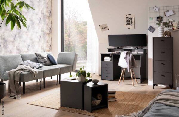 Schreibtisch Smash anthrazit B/H/T: ca. 115x74x70 cm Schreibtisch Smash anthrazit B/H/T: ca. 115x74x70 cm – Bild 4