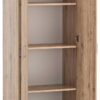 Hochschrank Niels Eiche Wildeiche Nachbildung B/H/T: ca. 65x163,6x41 cm – Bild 3