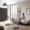 Kleiderschrank Smash anthrazit B/H/T: ca. 118x191,2x60 cm – Bild 3
