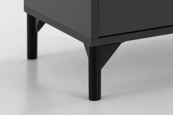 Kleiderschrank Smash anthrazit B/H/T: ca. 118x191,2x60 cm – Bild 4