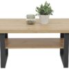 Couchtisch Anton Eiche Artisan Nachbildung B/H/T: ca. 105x45x69 cm Couchtisch Anton Eiche Artisan Nachbildung B/H/T: ca. 105x45x69 cm – Bild 3