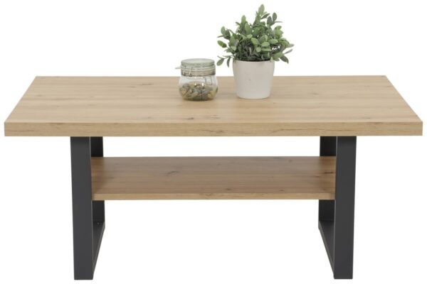 Couchtisch Anton Eiche Artisan Nachbildung B/H/T: ca. 105x45x69 cm Couchtisch Anton Eiche Artisan Nachbildung B/H/T: ca. 105x45x69 cm – Bild 3