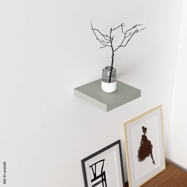 Wandboard Shelvy 23 salbei B/H/T: ca. 23x4x24 cm – Bild 3