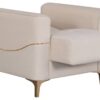 Sofa 3-2-1 Salda beige Microfaser – Bild 2