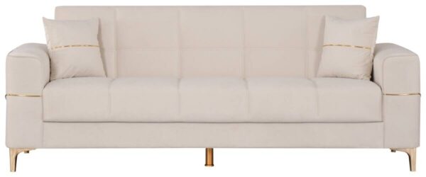 Sofa 3-2-1 Salda beige Microfaser – Bild 5