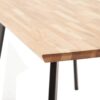 Esstisch Zeballos natur schwarz B/H/T: ca. 140x85x75 cm – Bild 2