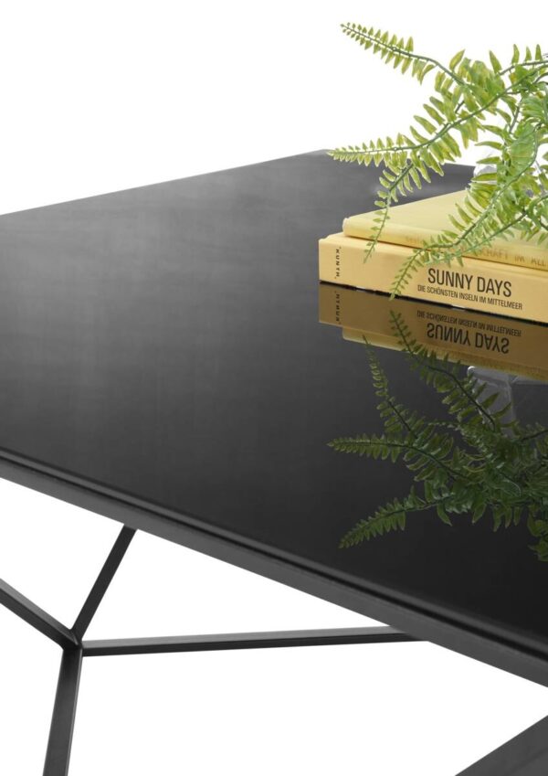 Glascouchtisch Senta schwarz B/H/T: ca. 80x45x80 cm Glascouchtisch Senta schwarz B/H/T: ca. 80x45x80 cm – Bild 2