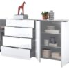 Kommode Santorin weiß B/H/T: ca. 226x99x40 cm – Bild 2