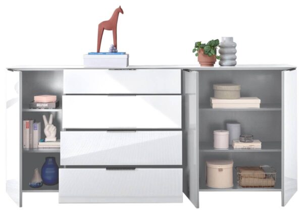 Kommode Santorin weiß B/H/T: ca. 226x99x40 cm – Bild 5