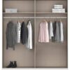 Kleiderschrank Genua grau Eiche Artisan Nachbildung B/H/T: ca. 181x197x54 cm – Bild 5