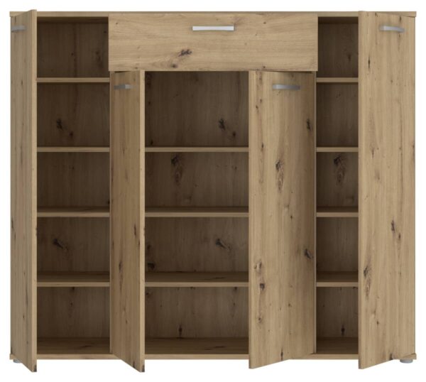 Kommode Eiche Artisan Nachbildung B/H/T: ca. 139x121x35 cm – Bild 4
