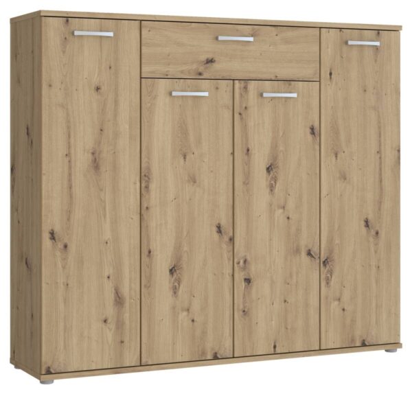 Kommode Eiche Artisan Nachbildung B/H/T: ca. 139x121x35 cm – Bild 5