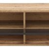 TV-Lowboard TV LOWBOARD DERBY 100 Eiche Wotan Nachbildung schwarz glänzend B/H/T: ca. 100x32,5x31,5 cm – Bild 4