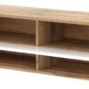 TV-Lowboard TV LOWBOARD DERBY 100 Eiche Wotan Nachbildung weiß glänzend B/H/T: ca. 100x32,5x31,5 cm – Bild 4