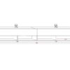 TV-Lowboard TV LOWBOARD DERBY 200 Eiche Wotan Nachbildung weiß glänzend B/H/T: ca. 200x32,5x31,5 cm – Bild 3