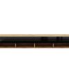 TV-Lowboard TV LOWBOARD DERBY 280 Eiche Wotan Nachbildung schwarz glänzend B/H/T: ca. 280x32,5x31,5 cm – Bild 3