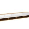 TV-Lowboard TV LOWBOARD DERBY 280 Eiche Wotan Nachbildung weiß glänzend B/H/T: ca. 280x32,5x31,5 cm – Bild 3