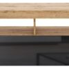 TV-Lowboard TV LOWBOARD Everest 140 LED Eiche Wotan Nachbildung schwarz glänzend B/H/T: ca. 140x50x35 cm – Bild 3