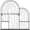 Wandregal Ivy schwarz B/H/T: ca. 55x54x11 cm – Bild 3