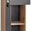 Badkommode Mailand Eiche Viking Nachbildung anthrazit B/H/T: ca. 35x111x35 cm – Bild 3