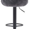 Barhocker Sabine anthrazit Microfaser B/H/T: ca. 44x88x54 cm – Bild 3