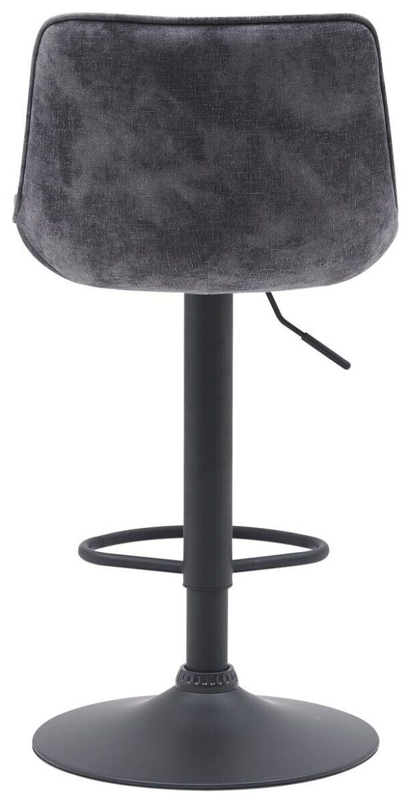 Barhocker Sabine anthrazit Microfaser B/H/T: ca. 44x88x54 cm – Bild 3