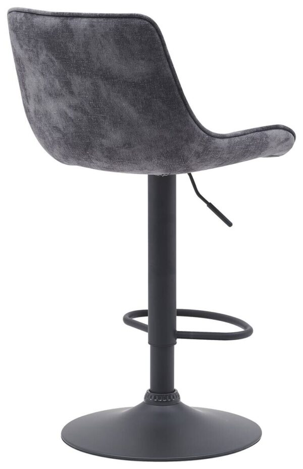 Barhocker Sabine anthrazit Microfaser B/H/T: ca. 44x88x54 cm – Bild 5