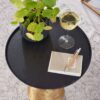 Beistelltisch gold B/H/T: ca. 40x45x40 cm – Bild 5