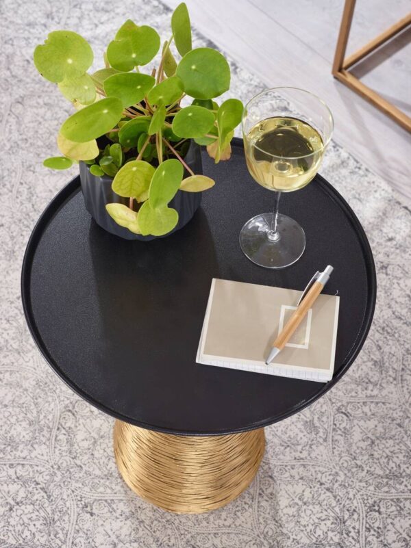 Beistelltisch gold B/H/T: ca. 40x45x40 cm – Bild 5
