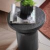 Beistelltisch schwarz B/H/T: ca. 40x50x40 cm – Bild 5