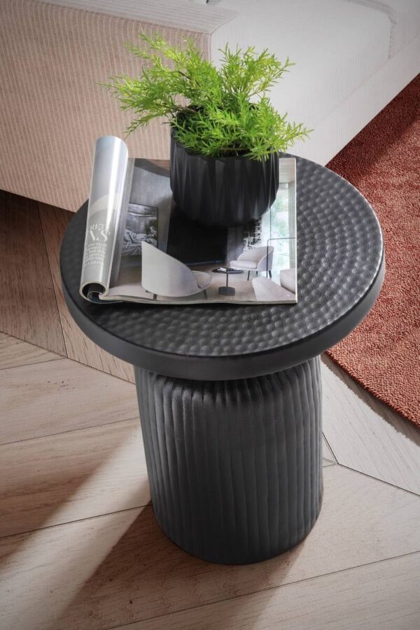 Beistelltisch schwarz B/H/T: ca. 40x50x40 cm – Bild 5