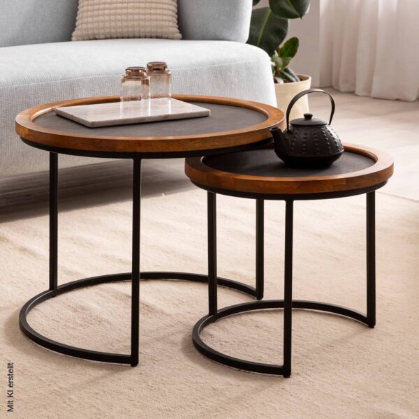 Couchtisch B/H/T: ca. 60x46x60 cm Couchtisch B/H/T: ca. 60x46x60 cm – Bild 5