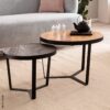 Couchtisch 2er.-Set. B/H/T: ca. 60x40x60 cm Couchtisch 2er.-Set. B/H/T: ca. 60x40x60 cm – Bild 3