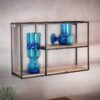Wandregal schwarz B/H/T: ca. 60x40x18 cm – Bild 3