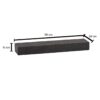 Wandregal grau B/H/T: ca. 90x10x20 cm – Bild 5