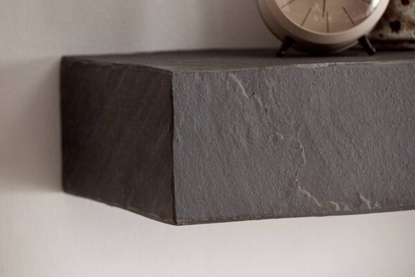 Wandregal grau B/H/T: ca. 120x10x20 cm – Bild 3