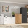 Regal Multi-Stauraum Typ 7 anthrazit B/H/T: ca. 30x195x40 cm – Bild 2