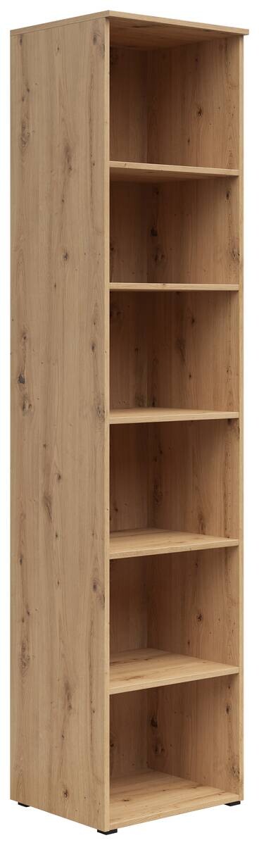 Regal Multi-Stauraum Typ 19 Eiche Artisan Nachbildung B/H/T: ca. 45x195x40 cm – Bild 4