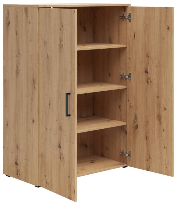 Kommode Multi-Stauraum Typ 31 Eiche Artisan Nachbildung B/H/T: ca. 80x115x40 cm – Bild 5