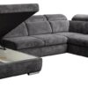 Wohnlandschaft Cordoba anthrazit Webstoff B/H/T: ca. 359x105x232 cm – Bild 3