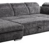 Wohnlandschaft Cordoba anthrazit Webstoff B/H/T: ca. 359x105x232 cm – Bild 5