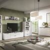 Sideboard Smart 1 Massivholz kiefer weiß schwarz B/H/T: ca. 180x89x40 cm – Bild 2