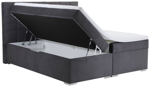 Boxbett Adria dunkelgrau Liegefläche B/L: ca. 180x200 cm – Bild 2