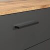 Kommode Esteban anthrazit Eiche Evoke Coast Nachbildung B/H/T: ca. 181x86x38 cm – Bild 2