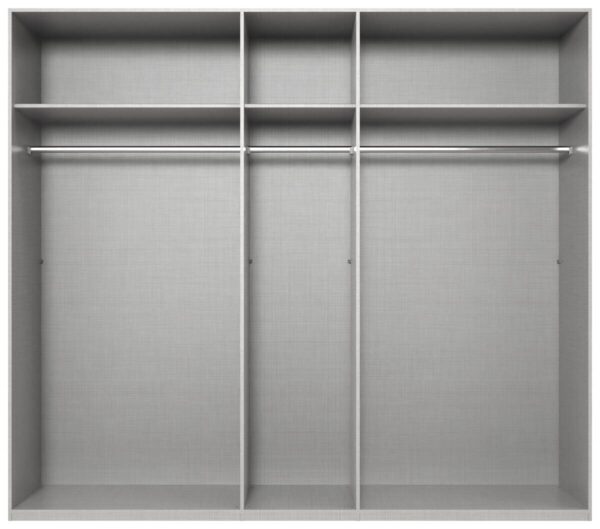 Schwebetürenschrank Atlanta weiß B/H/T: ca. 250x216x65 cm – Bild 3