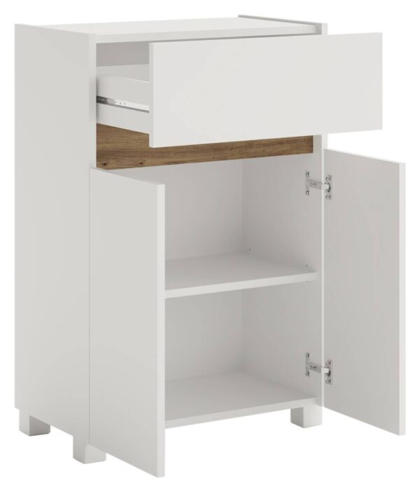 Unterschrank Cosmo perlweiß B/H/T: ca. 56,9x84,8x33 cm – Bild 2