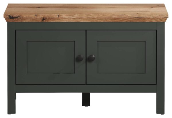 Sitzbank Stanton tannengrün Eiche Evoke Coast Nachbildung B/H/T: ca. 77x48x39 cm – Bild 3